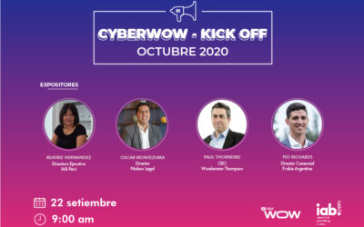 Webinar: CyberWow-Kick Off Octubre 2020