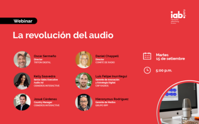 Webinar: La revolución del audio