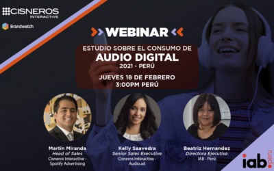 Webinar: Estudio sobre el consumo del audio digital en Perú 2021