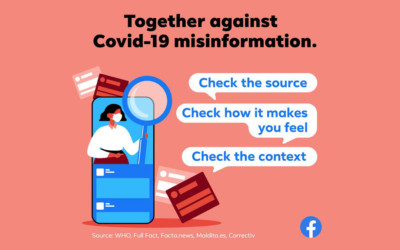 La nueva campaña de Facebook y la OMS enseña a detectar noticias falsas sobre el COVID-19