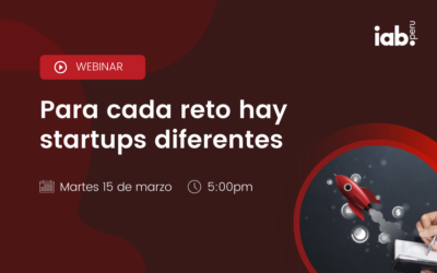 Para cada reto hay startups diferentes