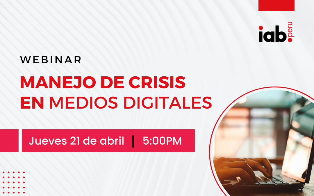 Webinar: Manejo de crisis en medios digitales
