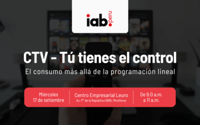 Conversatorio: CTV – Tú tienes el control